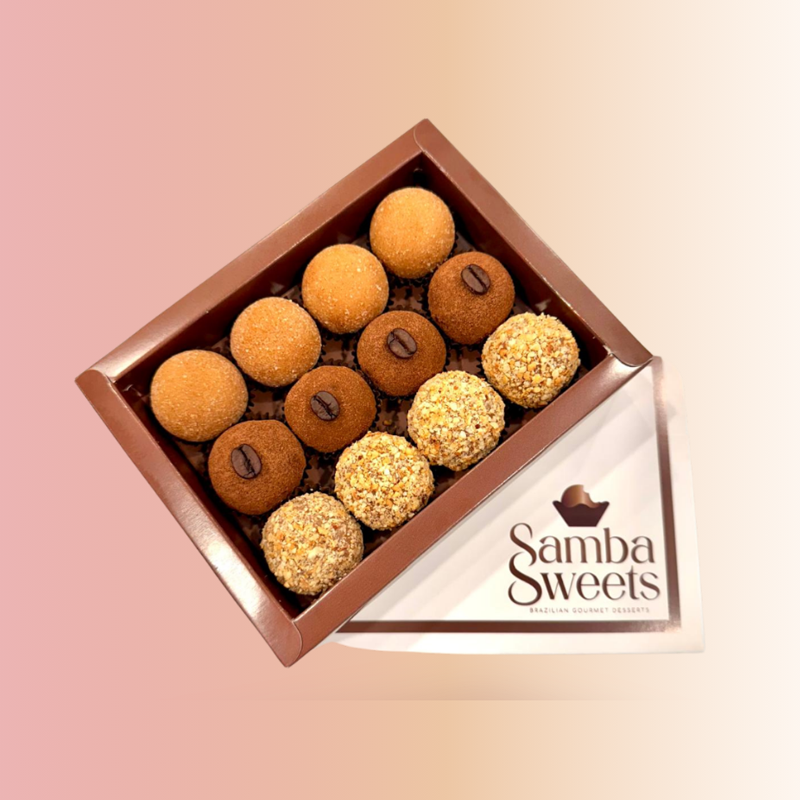 Box of 12 brigadeiros (up to flavor 3)