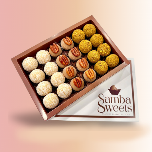 Box of 24 Brigadeiros (one to three flavors)